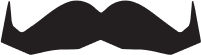The Movember moustache icon